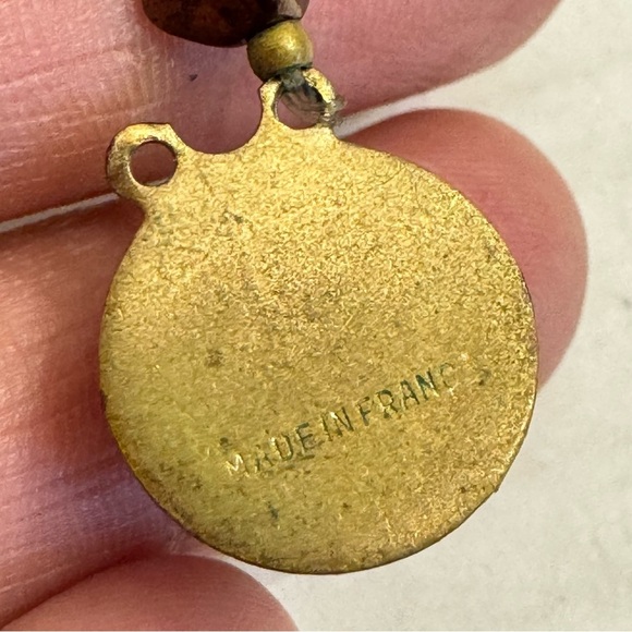 Vintage French Faux Glass Baroque Pearl Beaded Necklace High End France 23" - Picture 14 of 16